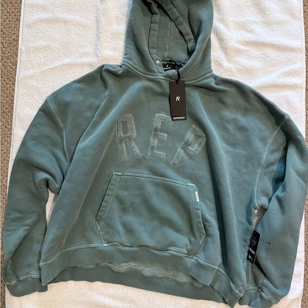 Galvanic REP Applique Forest Green Hoodie